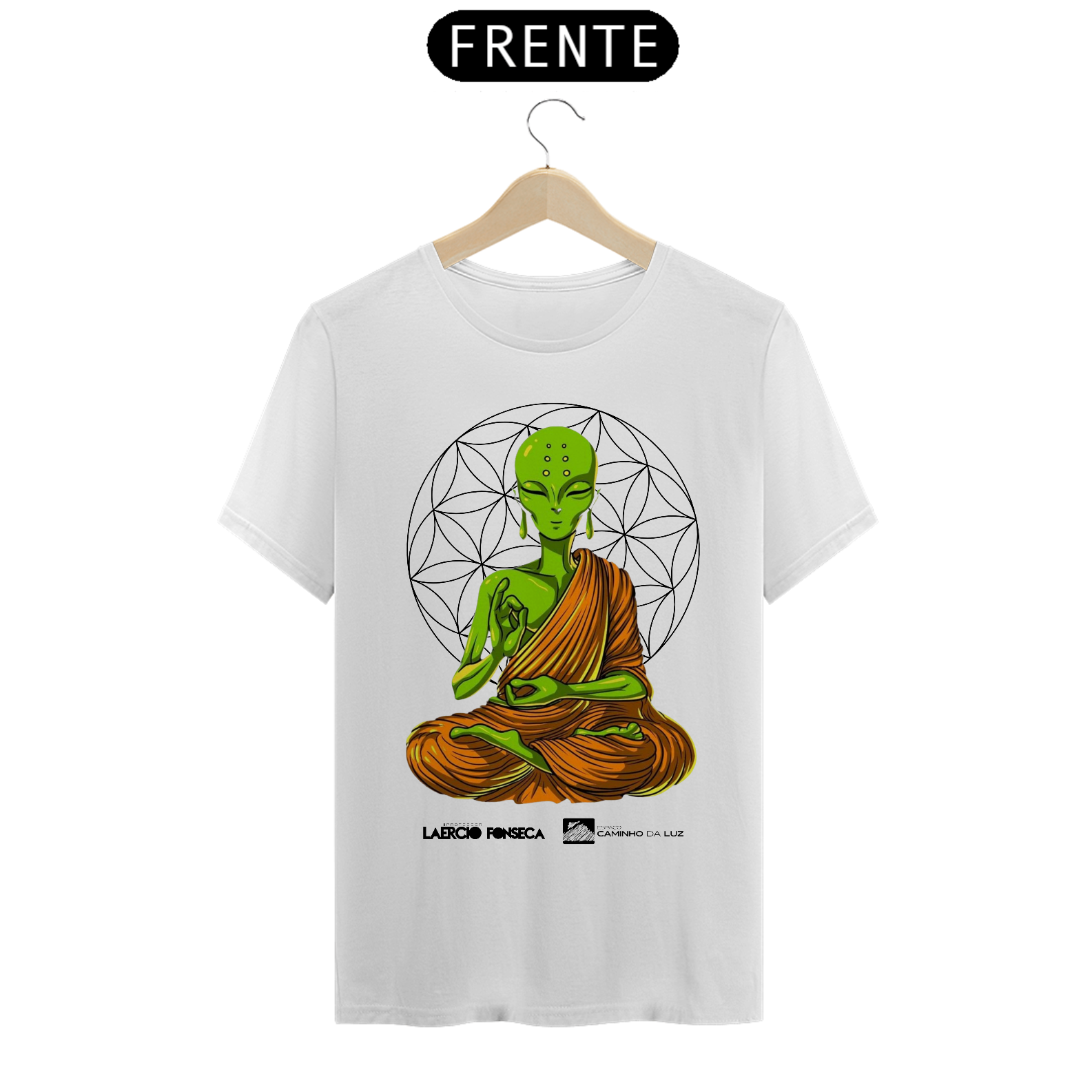 Extraterrestre Meditando com Mandala