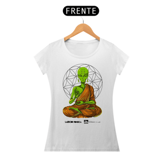 Extraterrestre Meditando com Mandala