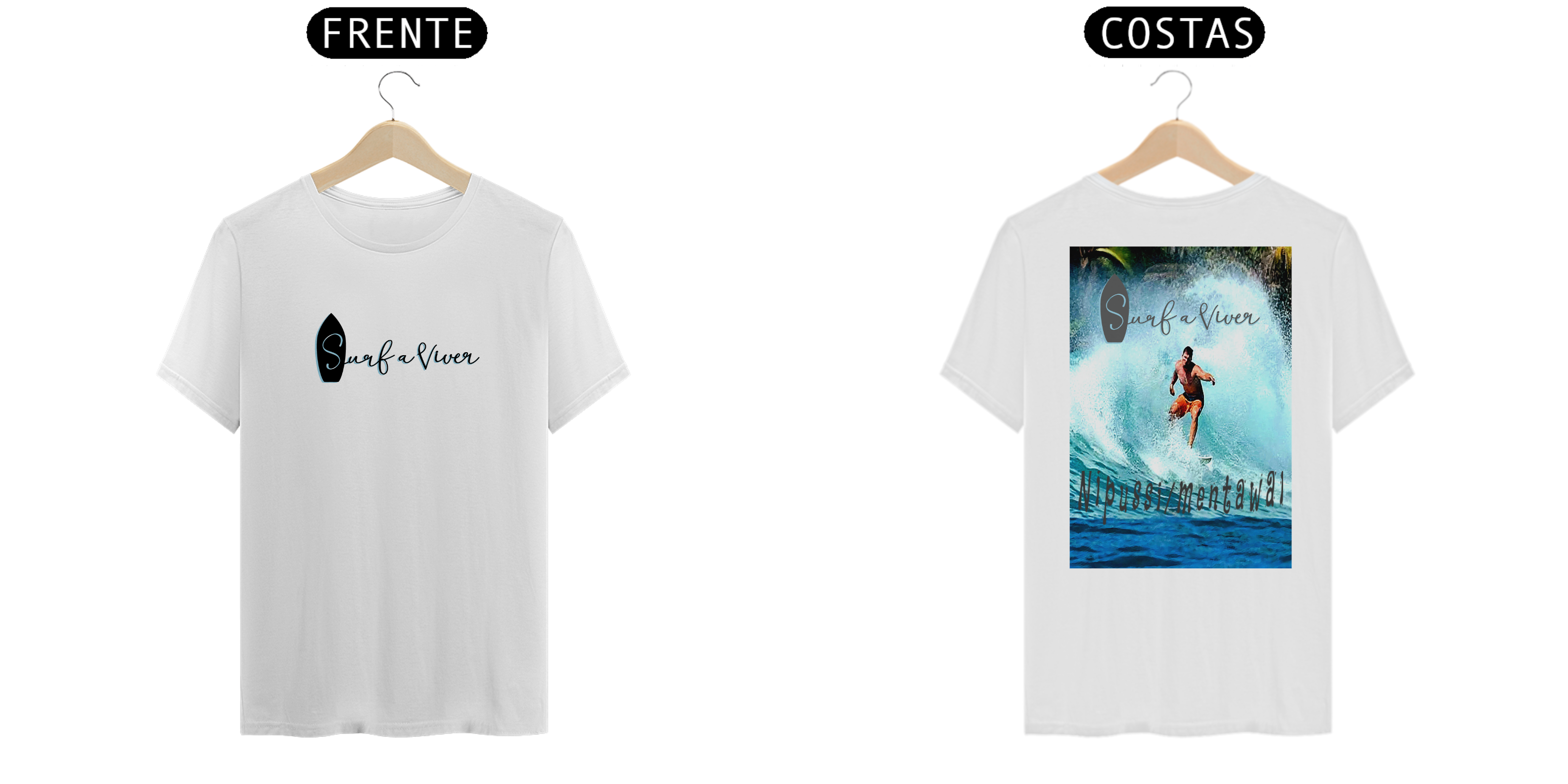 camiseta de Surf Eng. Bruno Sant´Anna