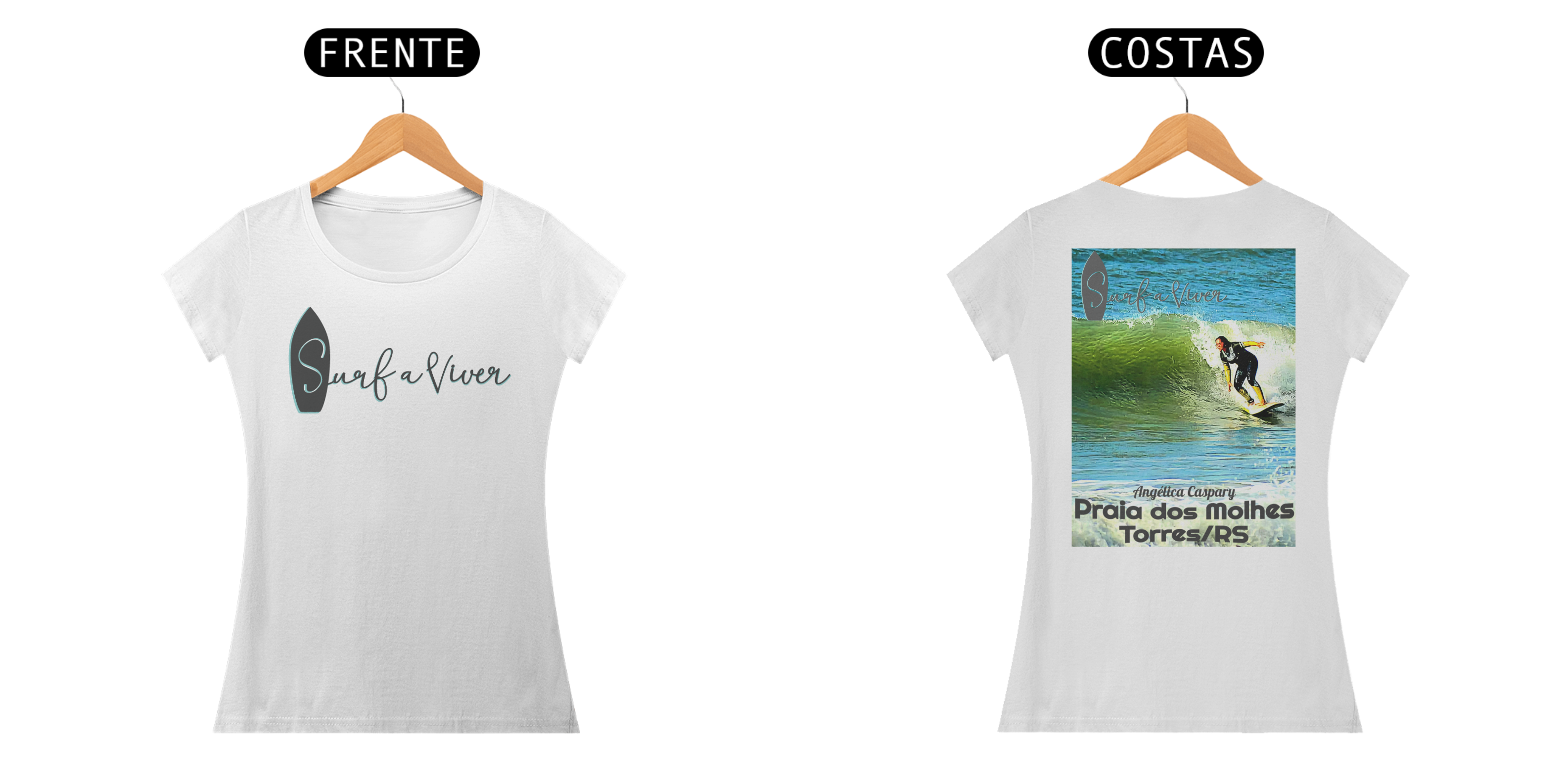 Camiseta feminina Angélica Caspary