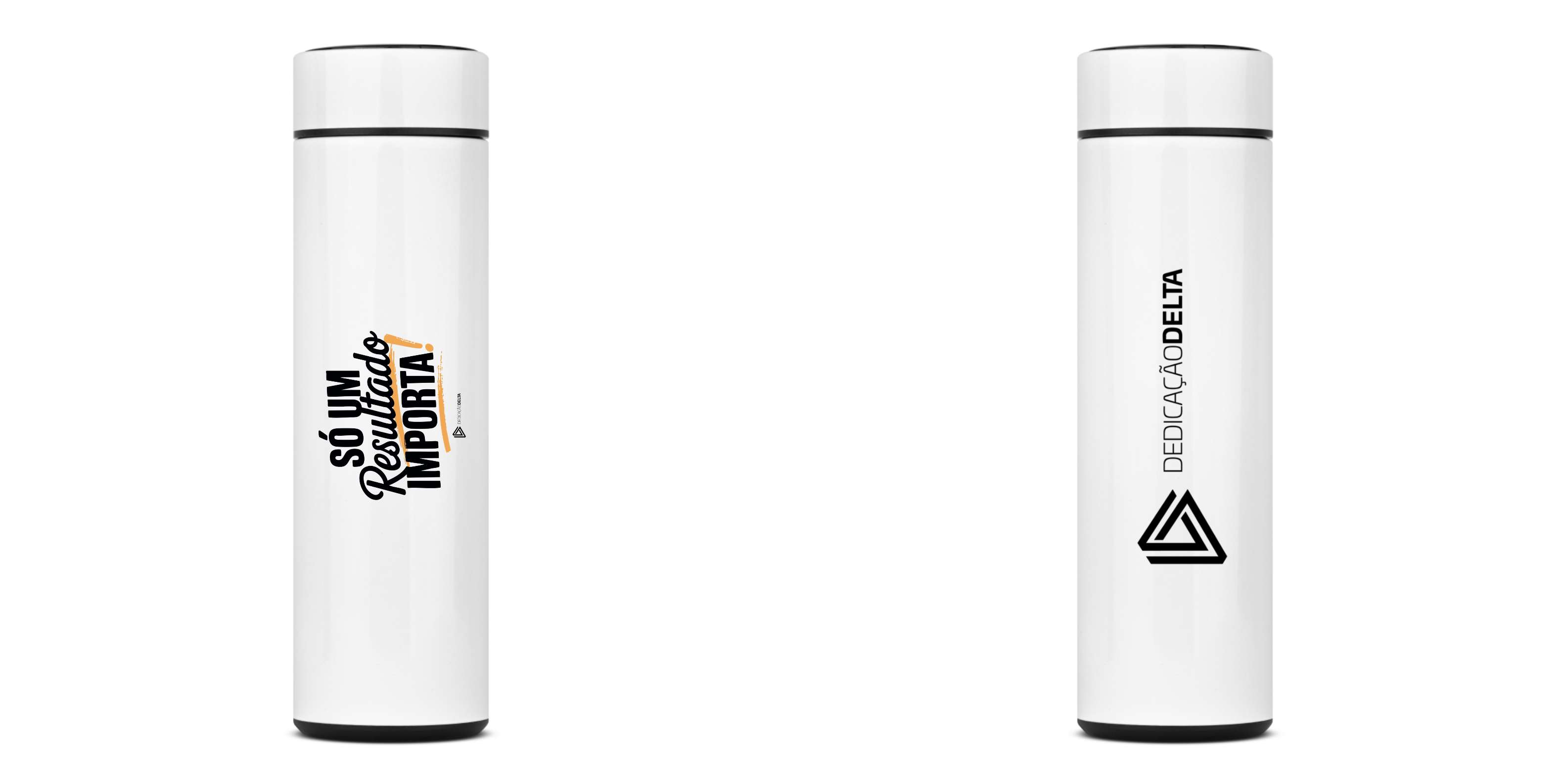 Nome do produto: GARRAFA TÉRMICA - LINHA BRANCA