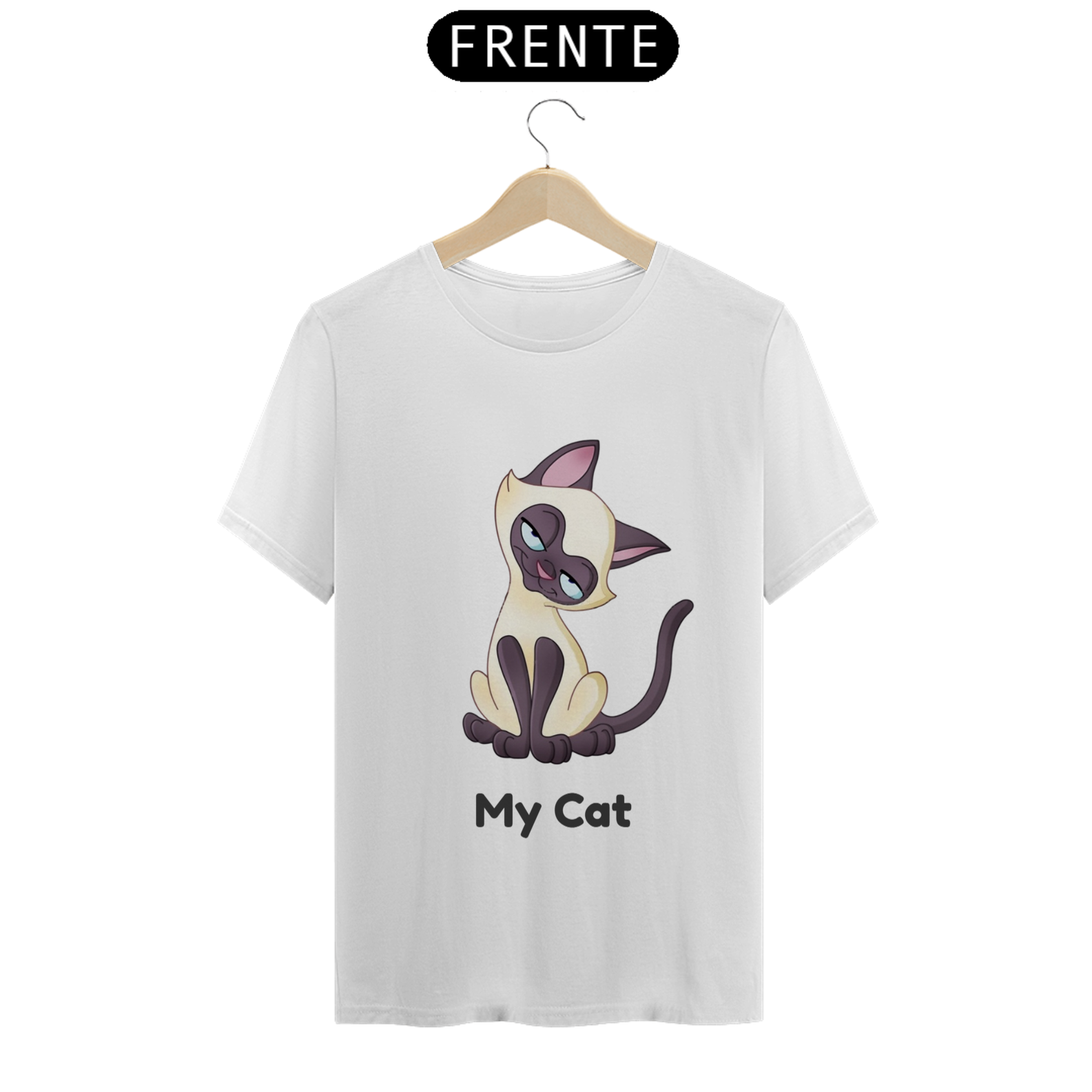 Nome do produto: Camiseta Classica Gato