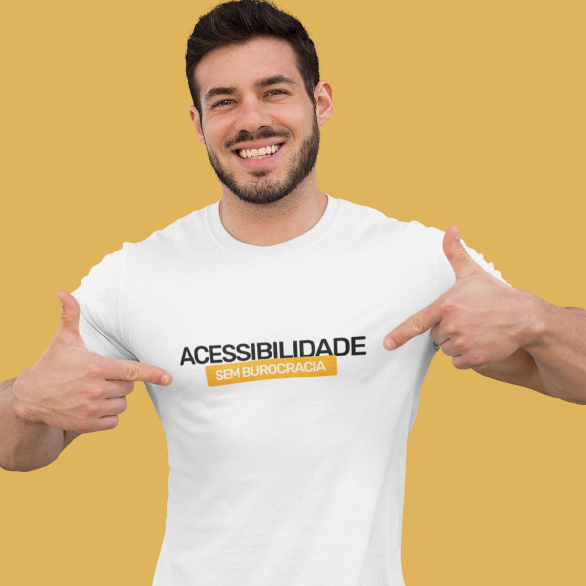 Nome do produto: Camisa Unissex - Acessibilidade sem burocracia