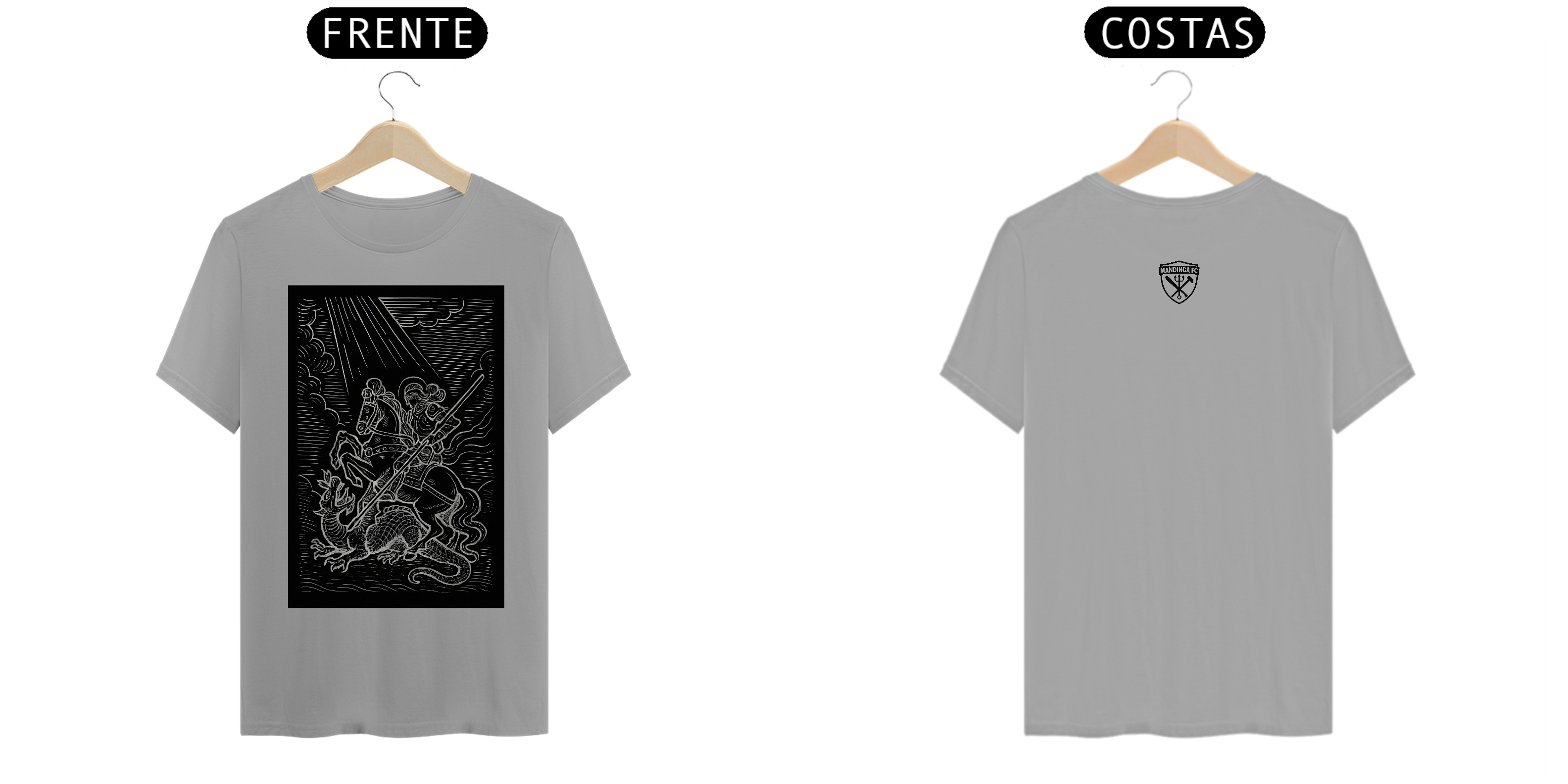 São Jorge Branco no Preto 