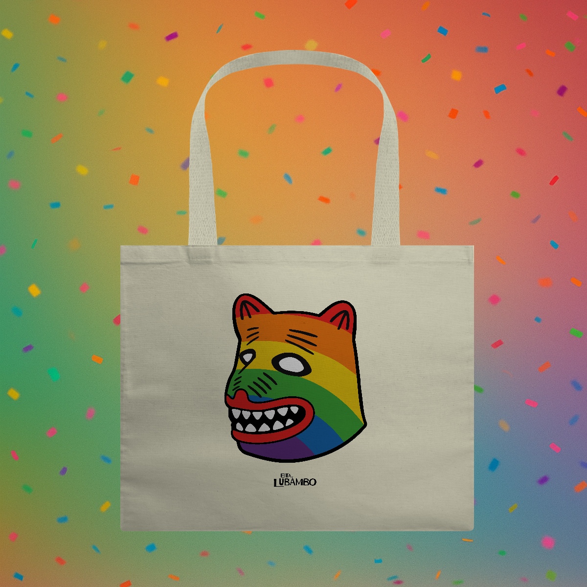 Ecobag LA URSA ARCO-ÍRIS