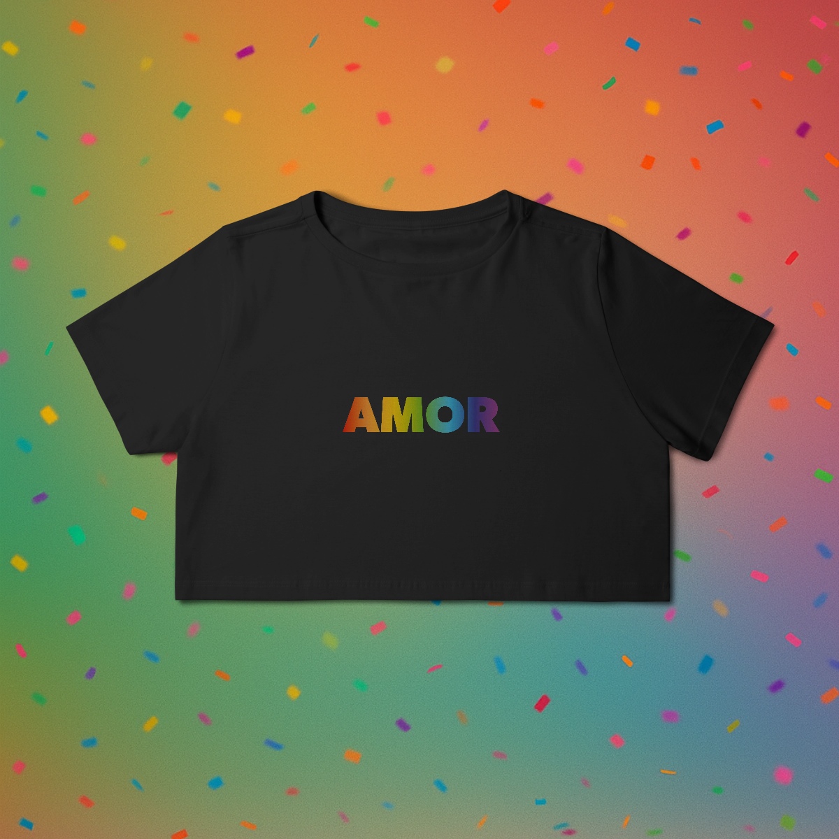 Cropped  AMOR - Coleção Orgulho