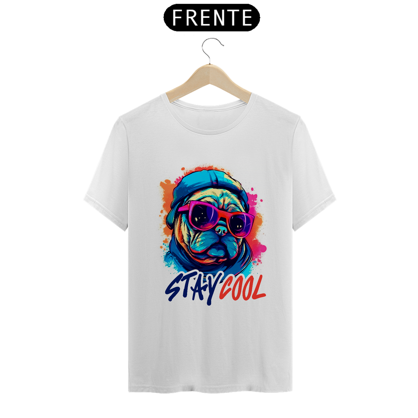 Nome do produto: Camiseta Pug Stay Cool