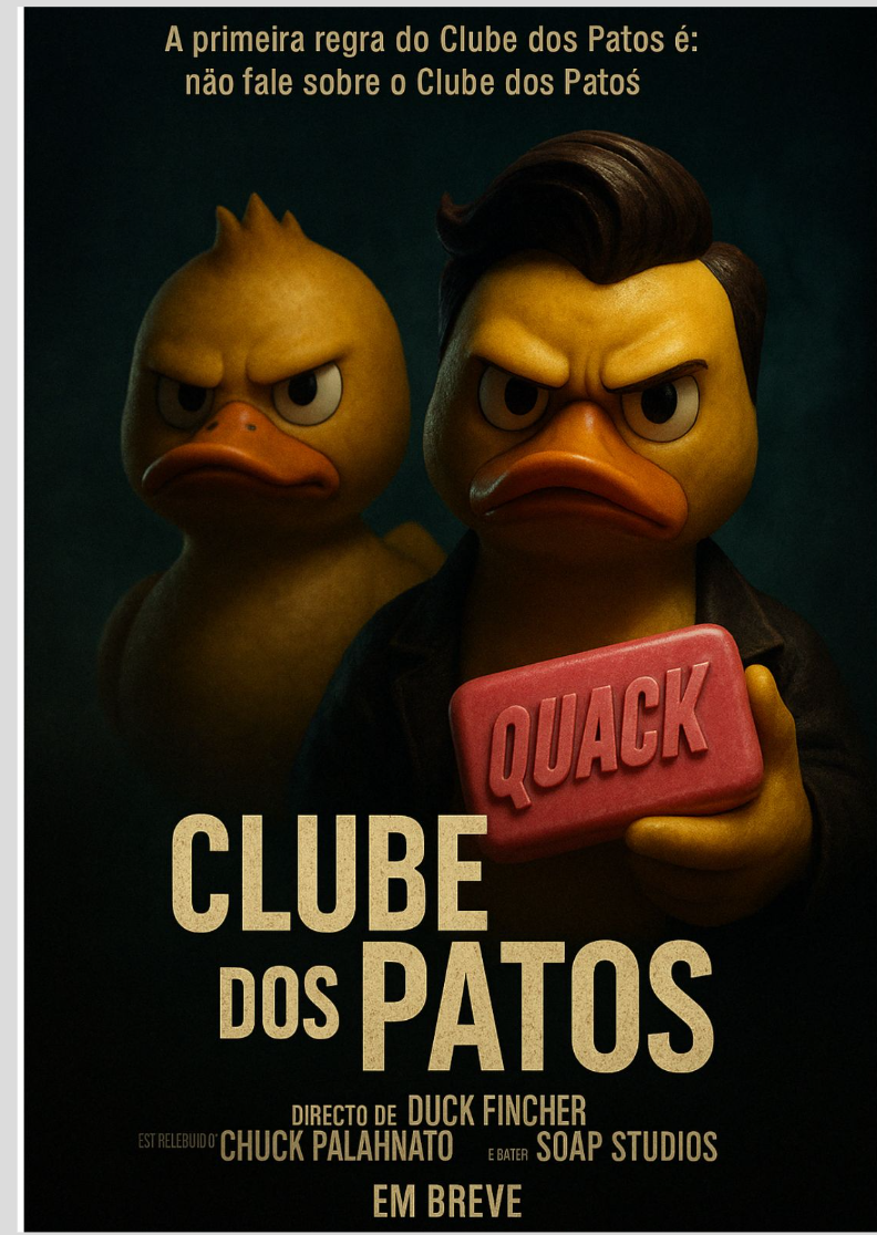 Nome do produto: Poster Clube dos Patos