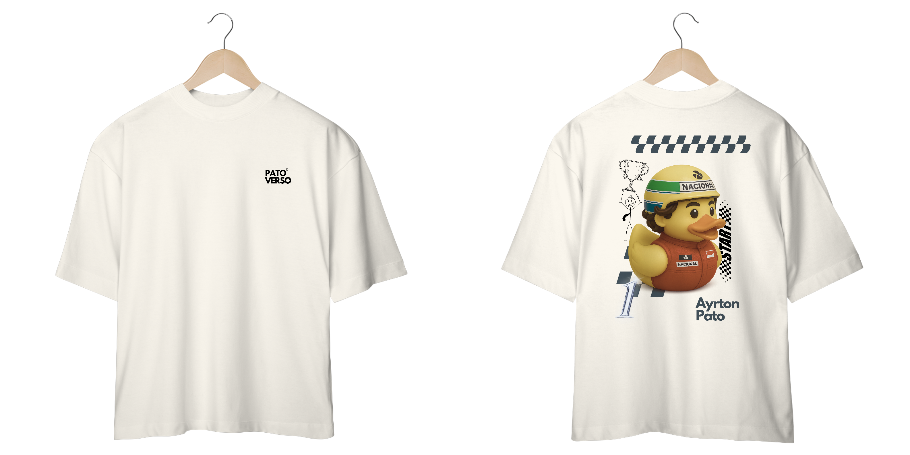 Nome do produto: Camiseta Oversized Ayrton Pato