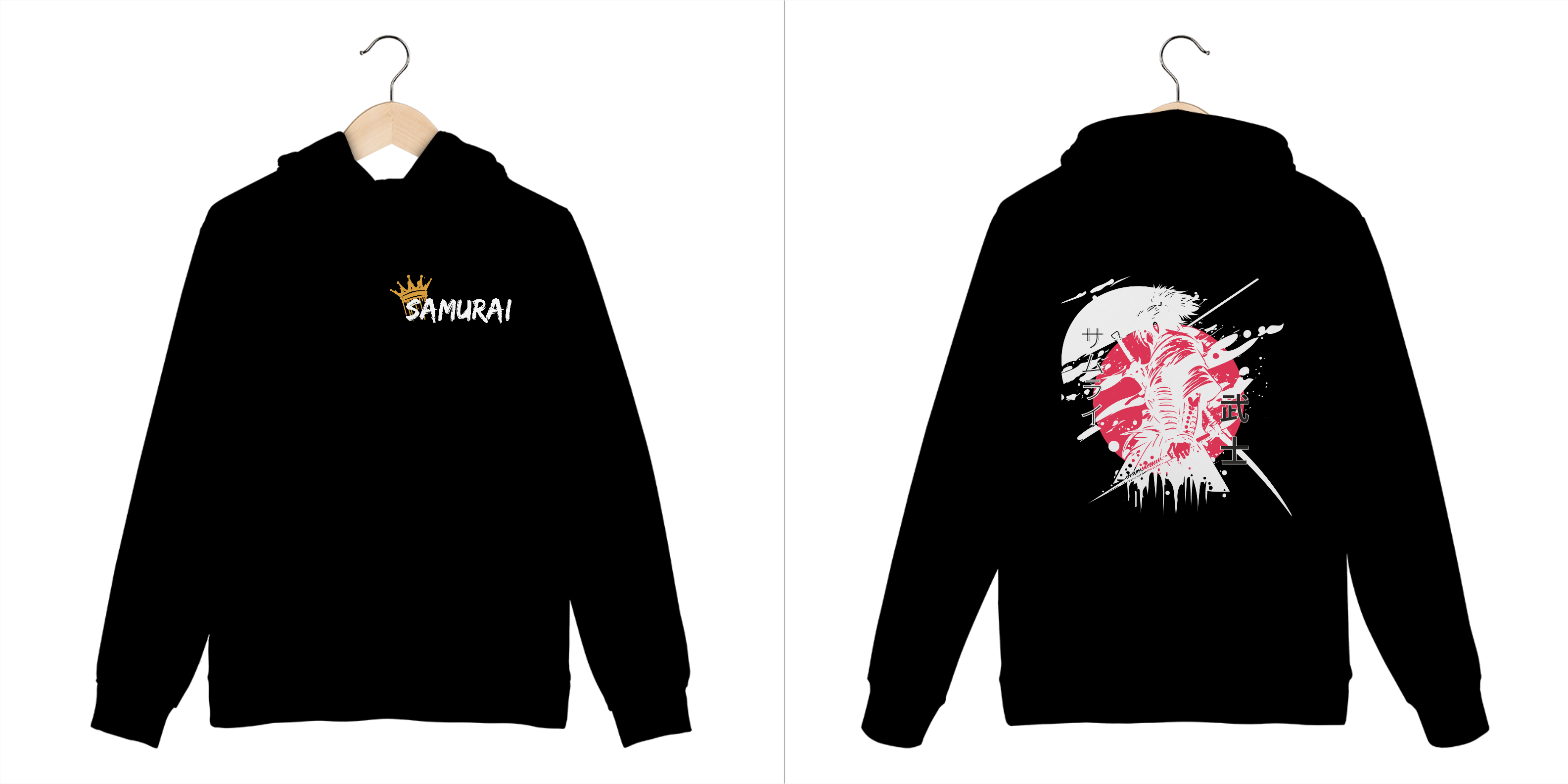 Nome do produto: moletom canguro de samurai