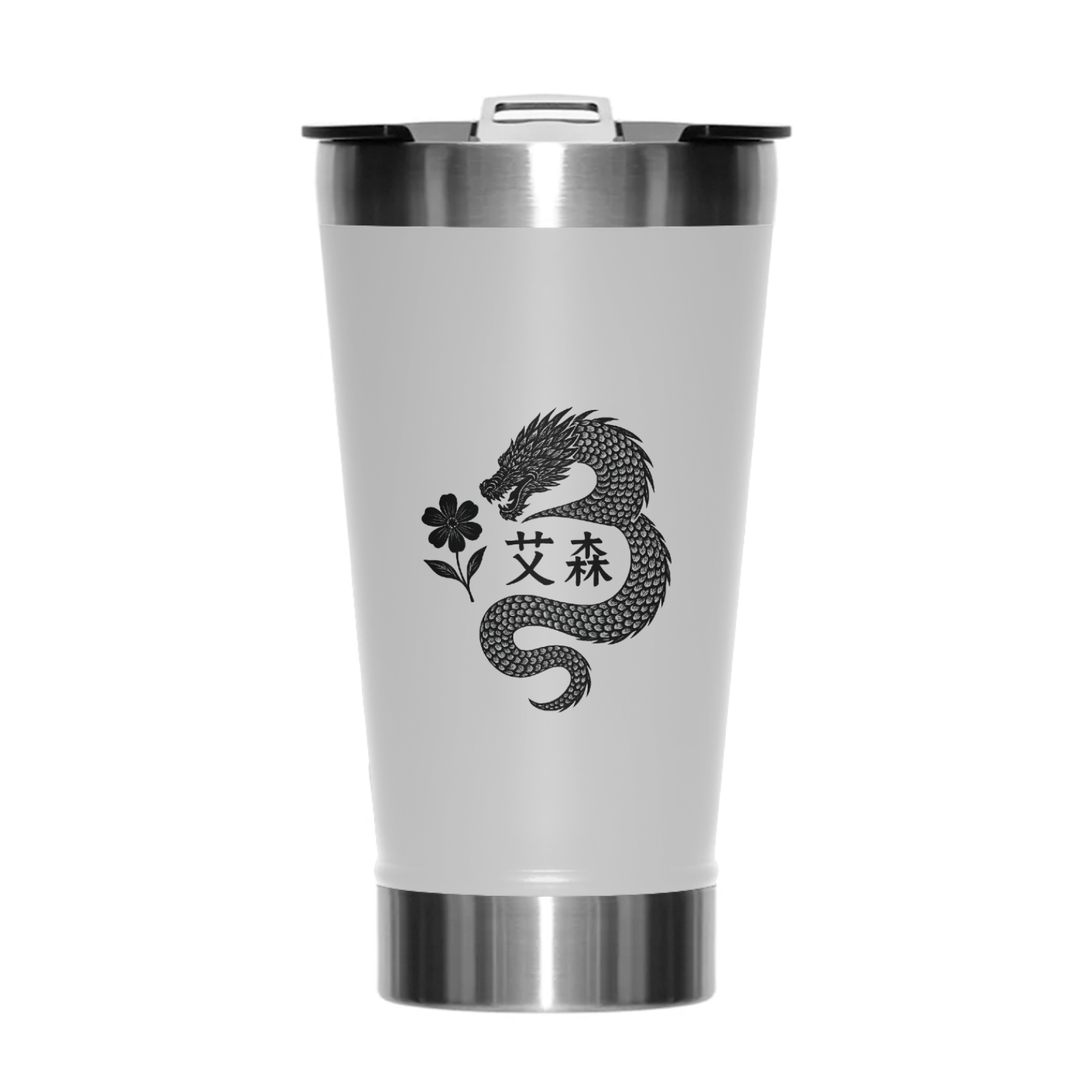 Nome do produto: COPO TERMICO BRANCO