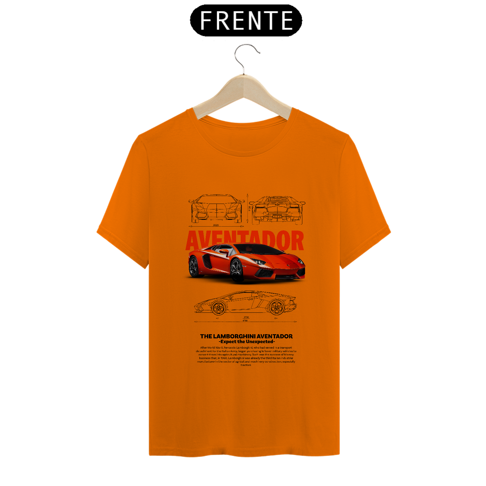 Camiseta Car Aventador