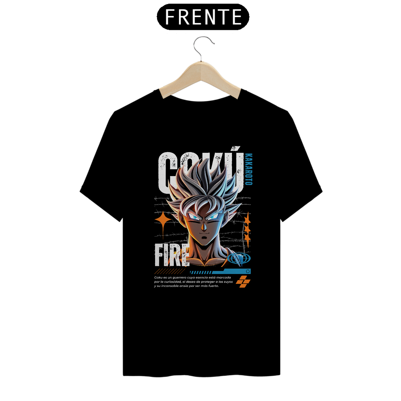 Camiseta Goku Fire