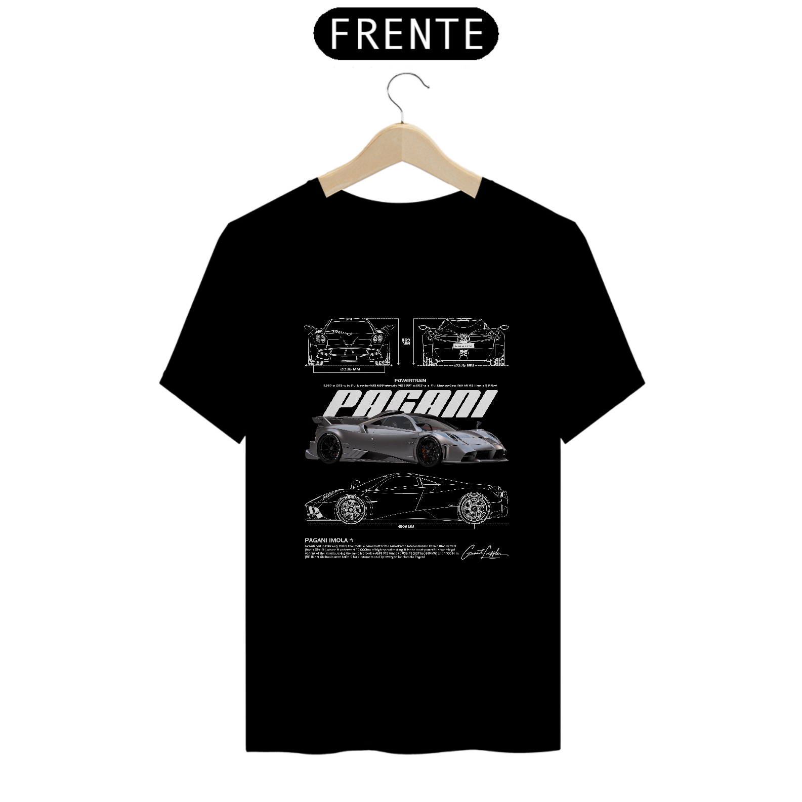 Camiseta Pagani