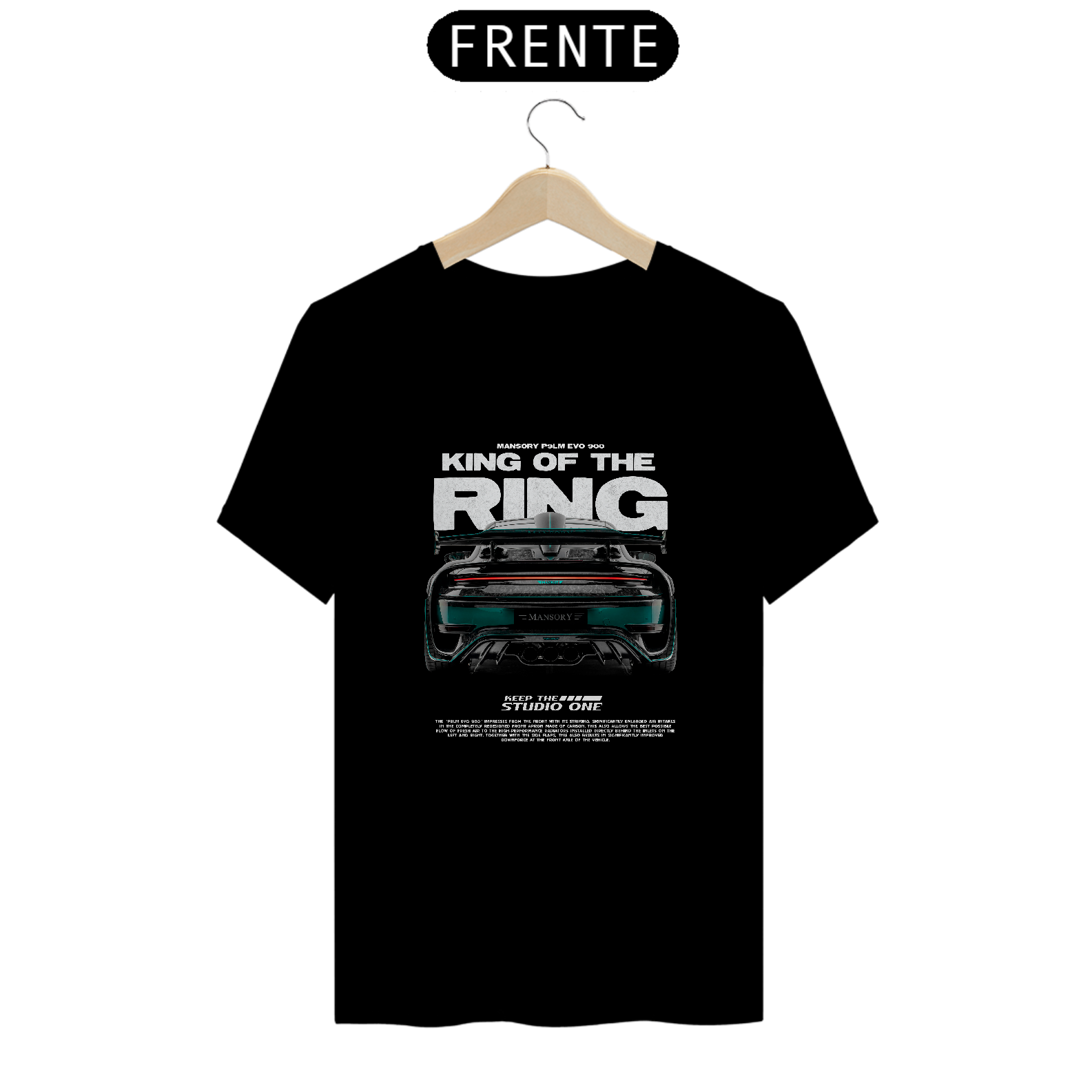 Camiseta Car King Of The Ring