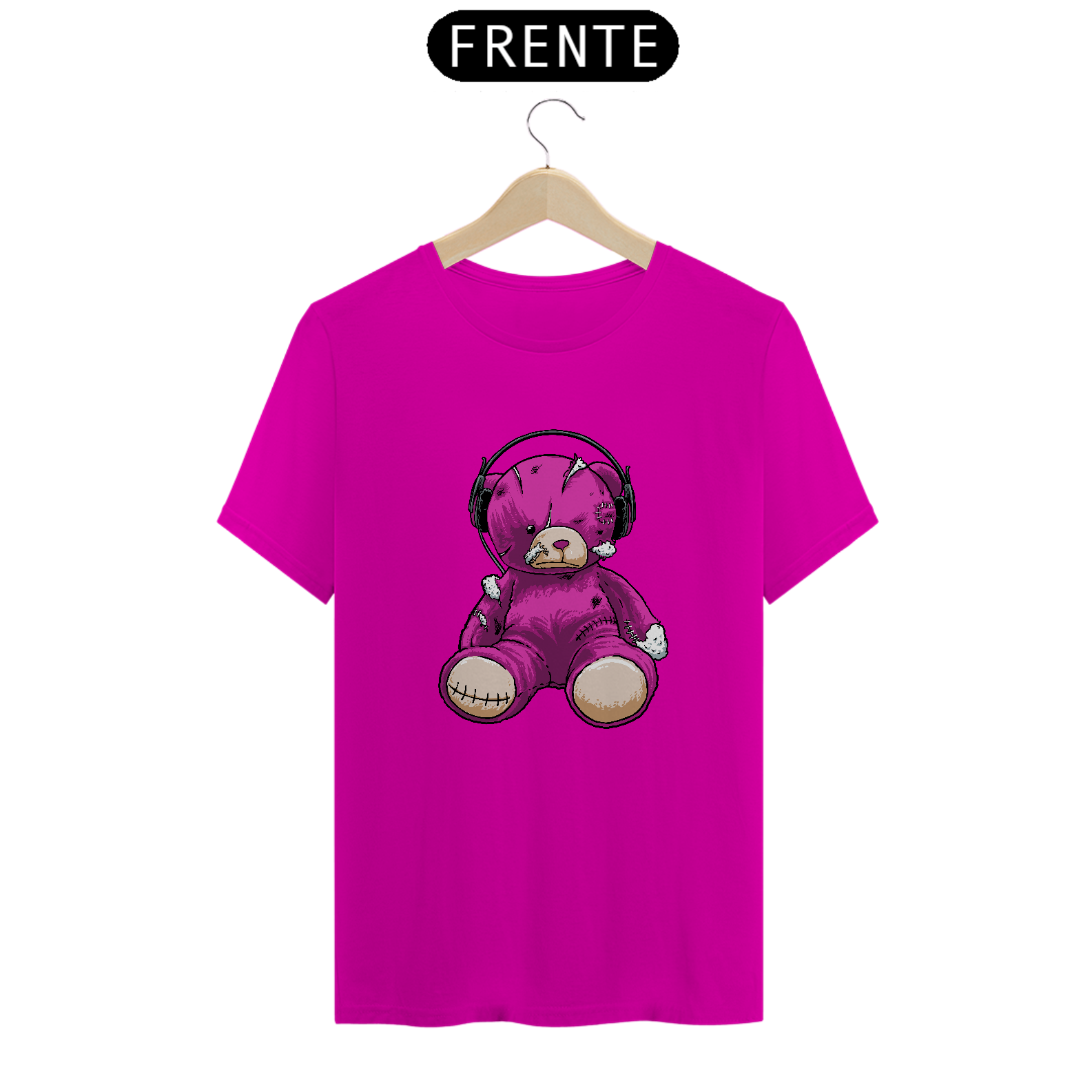Camiseta Urso Rosa