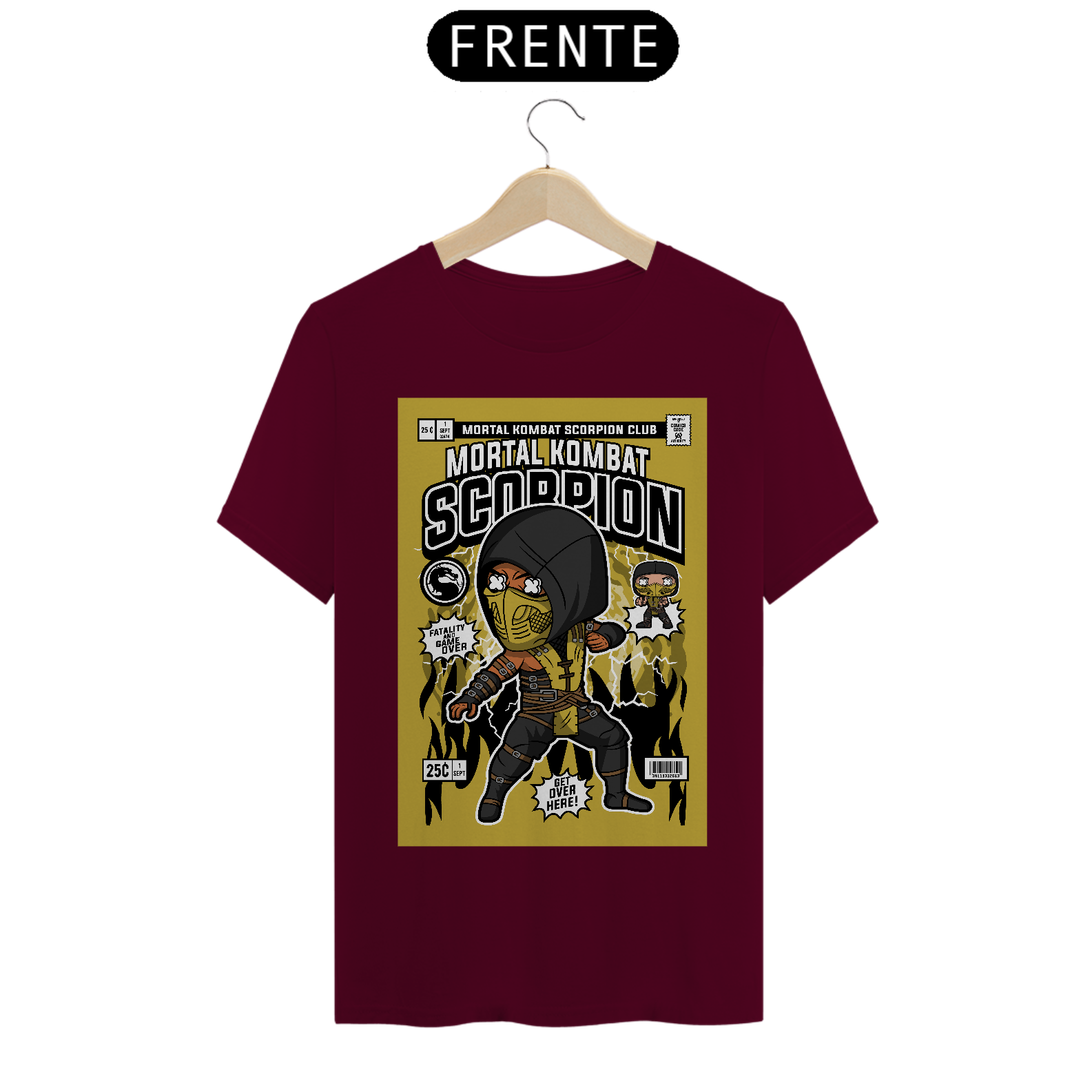 Camiseta Mortal Kombat Scorpion