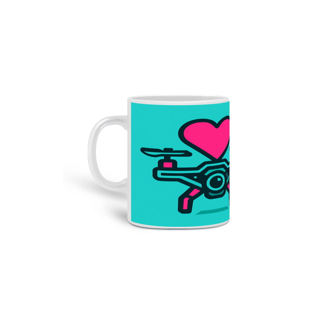 Nome do produto: caneca i love drones