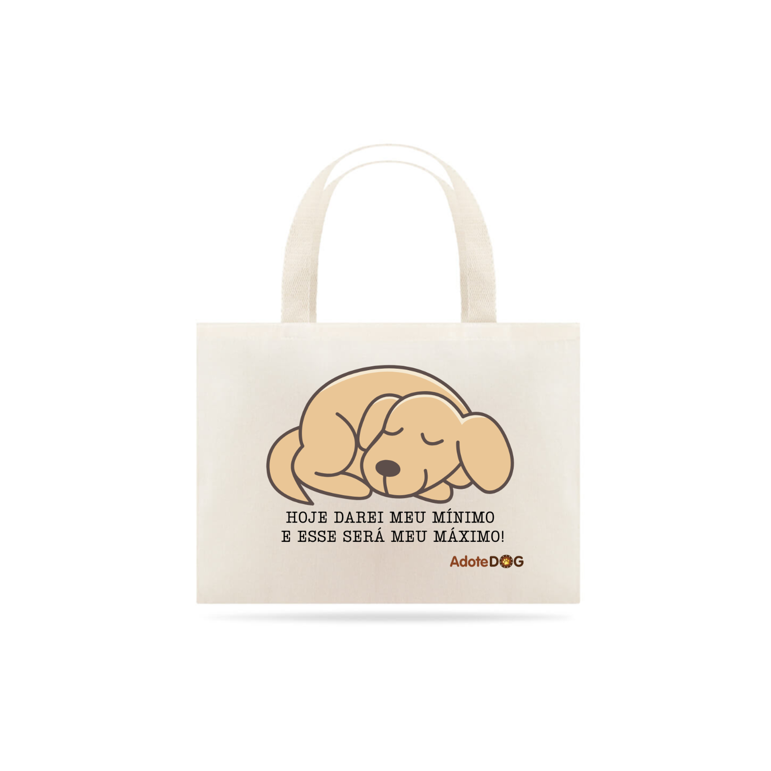 Eco Bag Grande Hoje Darei Meu Mínimo