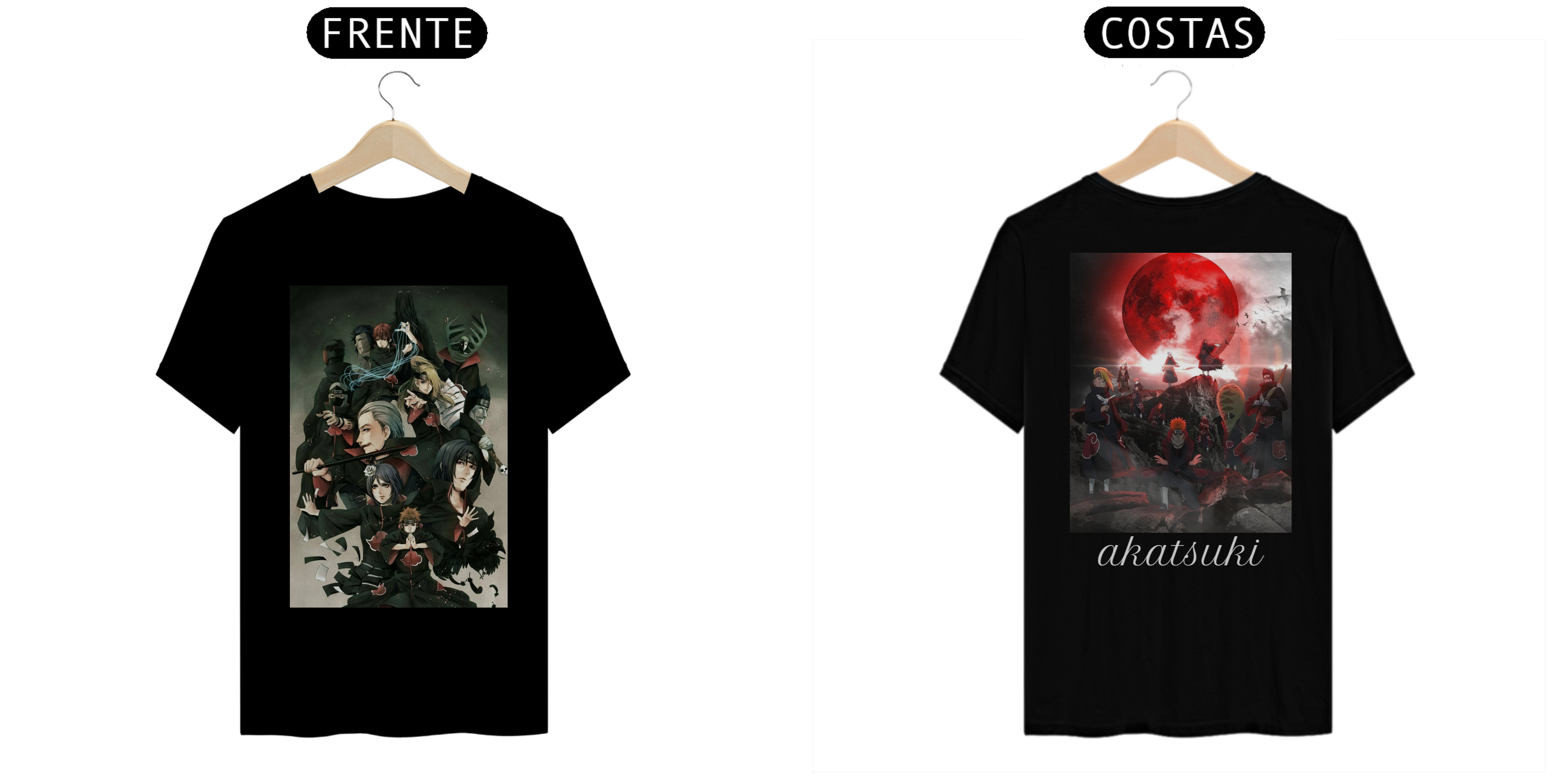 Nome do produto: camiseta akatsuki