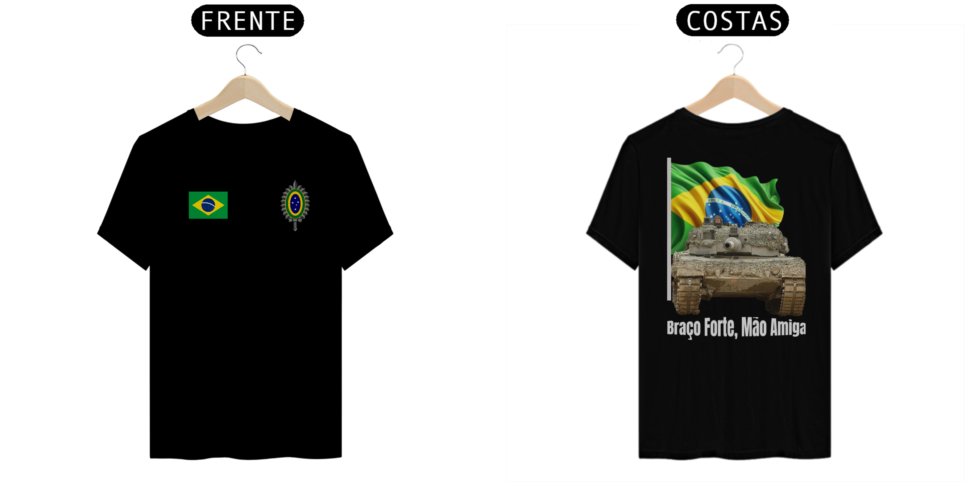 Nome do produto: Camisa Exército Brasileiro (FAB)