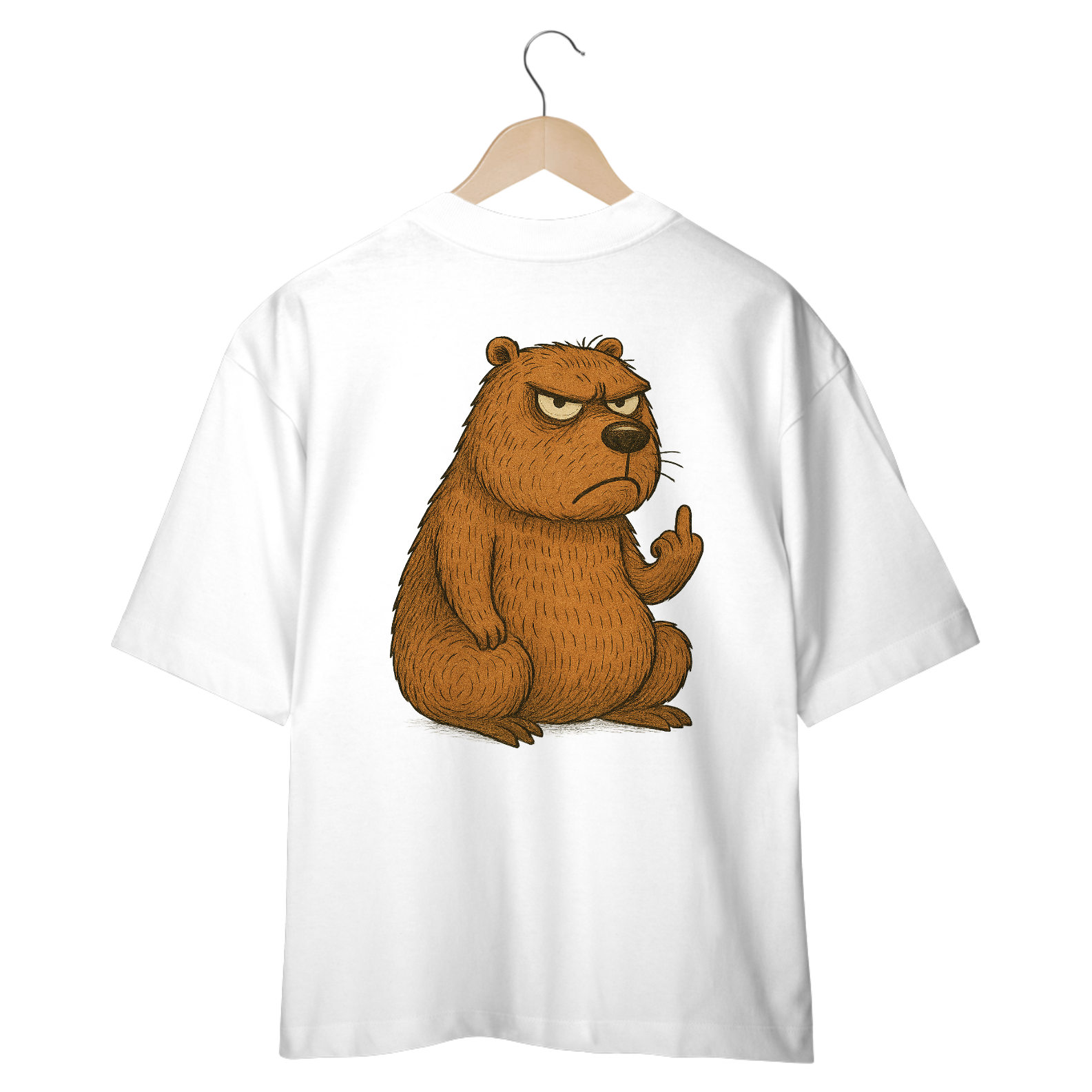 Camiseta Oversized “Capivara Pistola”