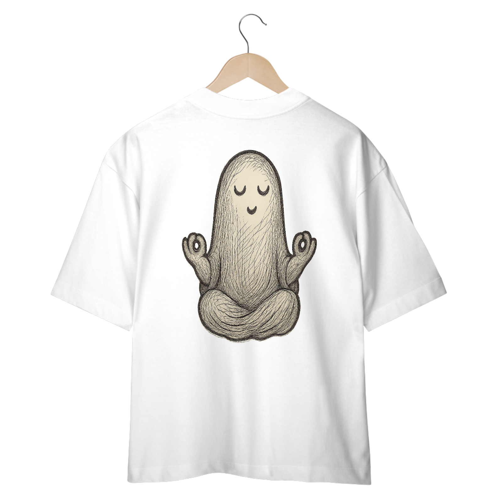 Camiseta Oversized “Fantasma Zen”