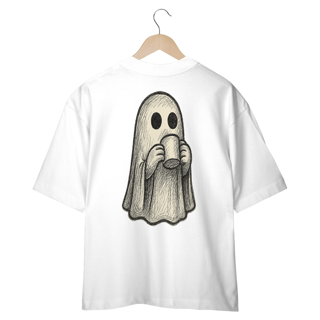 Camiseta Oversized “Fantasma do Café”