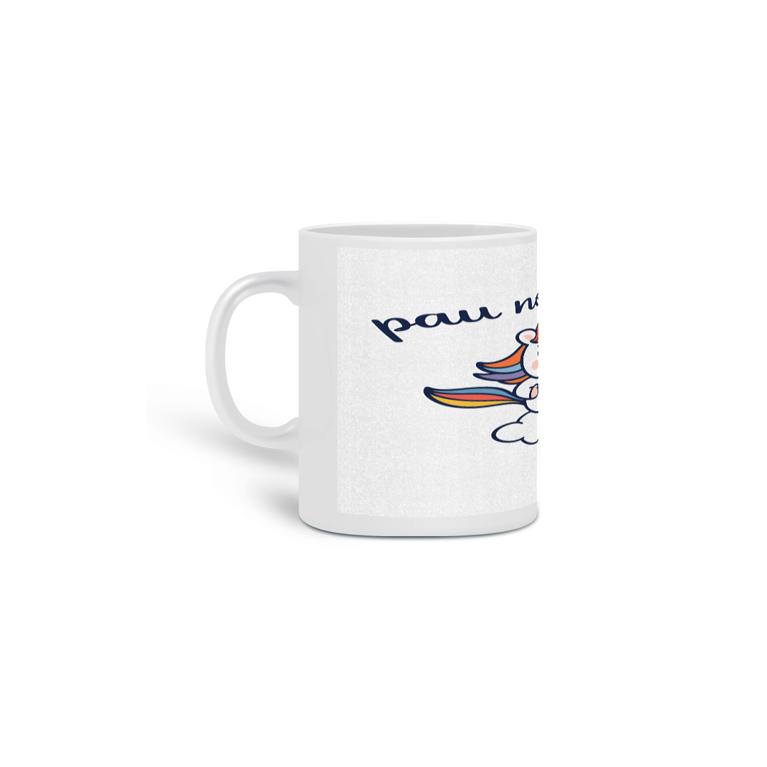 ☕ Caneca “PAU NO TEU CU” – Para quem já acorda sem paciência