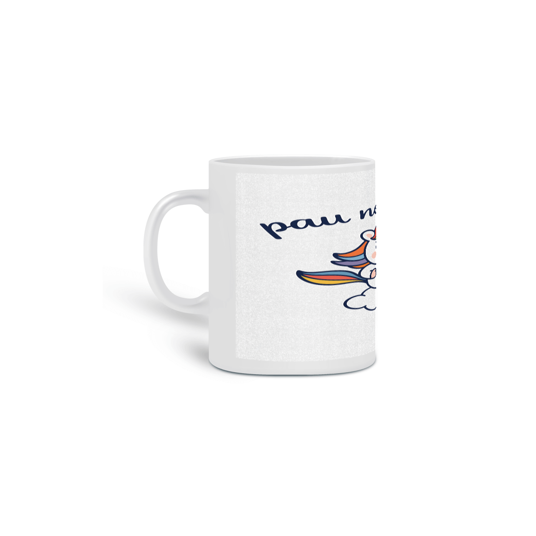 ☕ Caneca “PAU NO SEU CU” – Sinceridade matinal com muito estilo