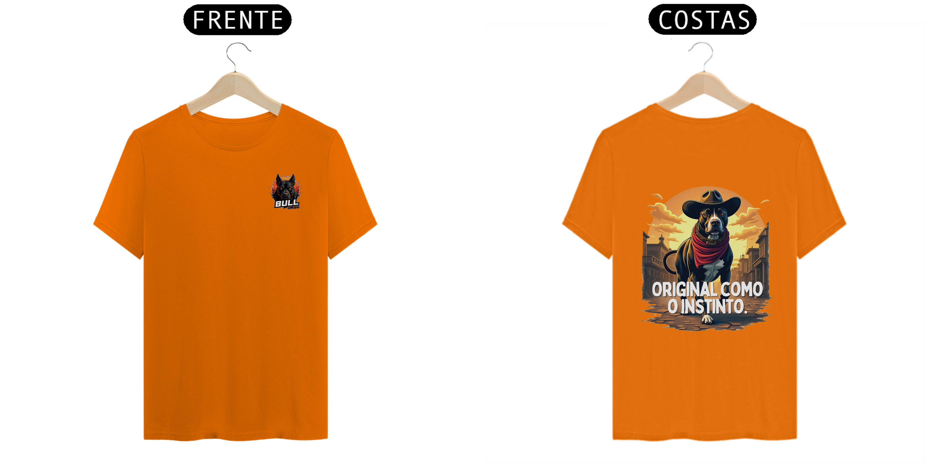 Nome do produto: Camiseta Masculina Bull – Cowboy de Respeito