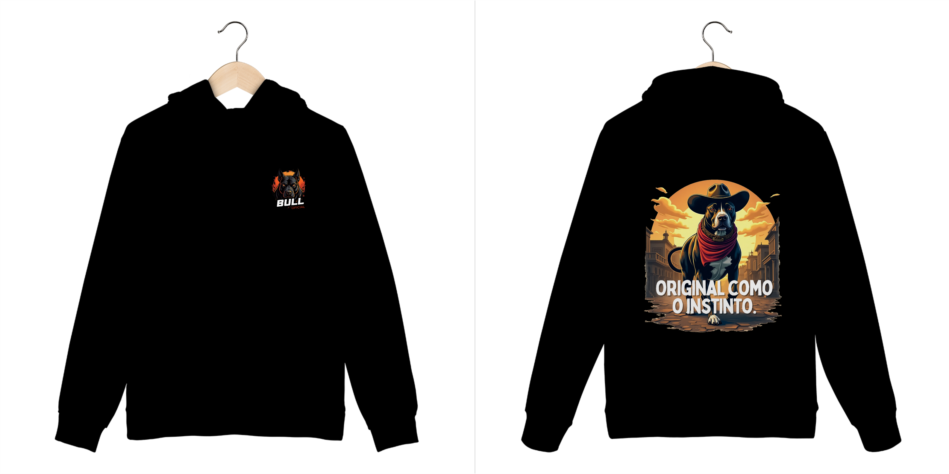 Nome do produto: Moletom Bull Cowboy – Estilo que não se doma