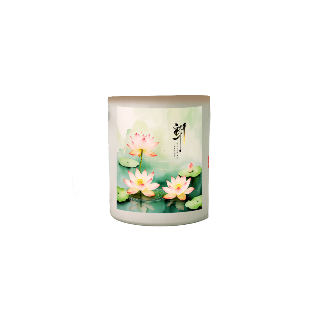 Caneca Mágica Flores de Lótus