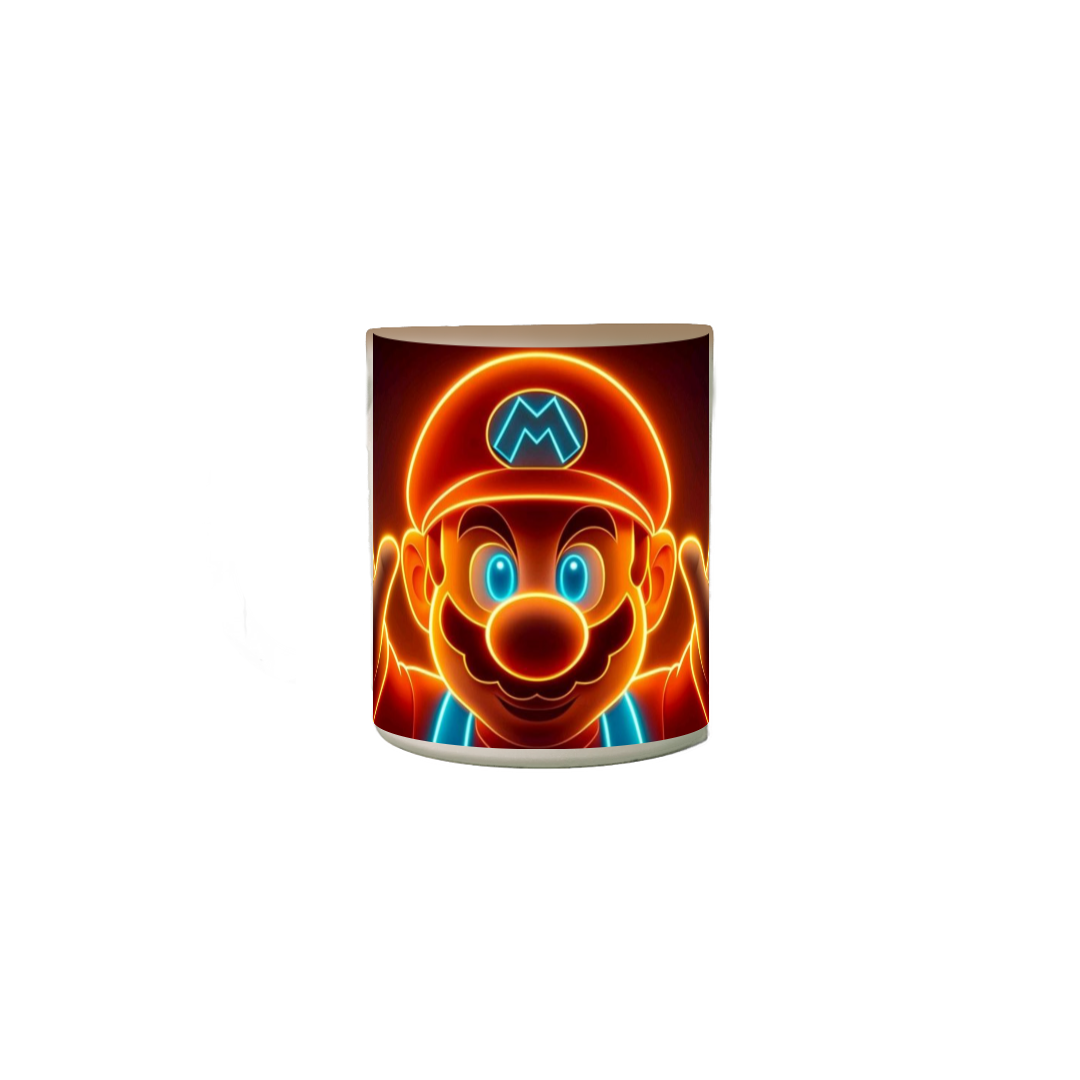 Nome do produto: Super Mario Neon | Power Up Iluminado