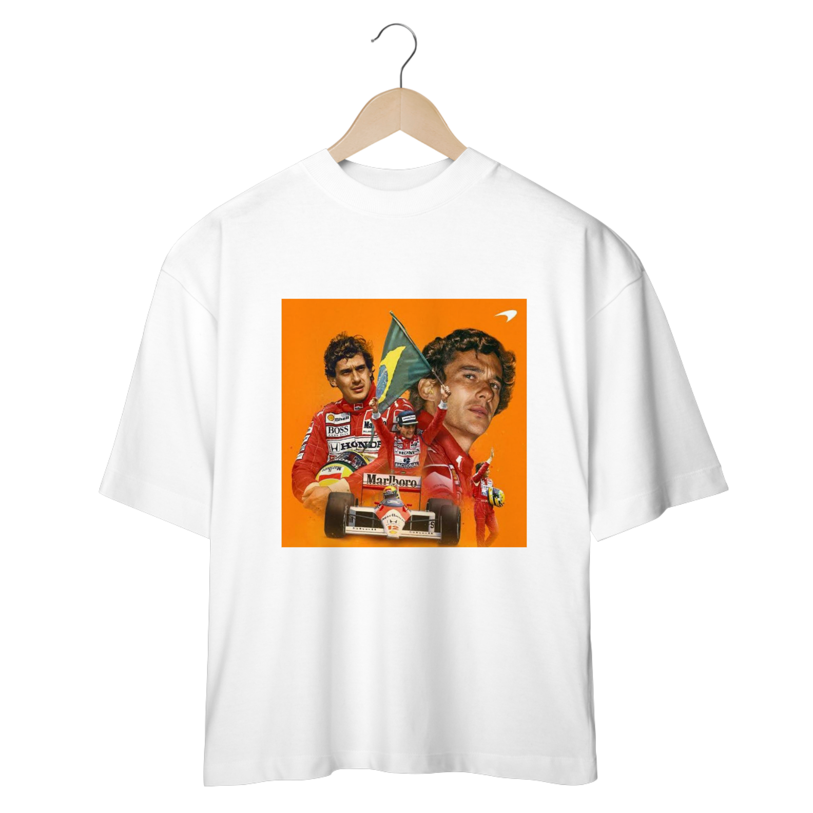 Nome do produto: Camiseta Ayrton Senna