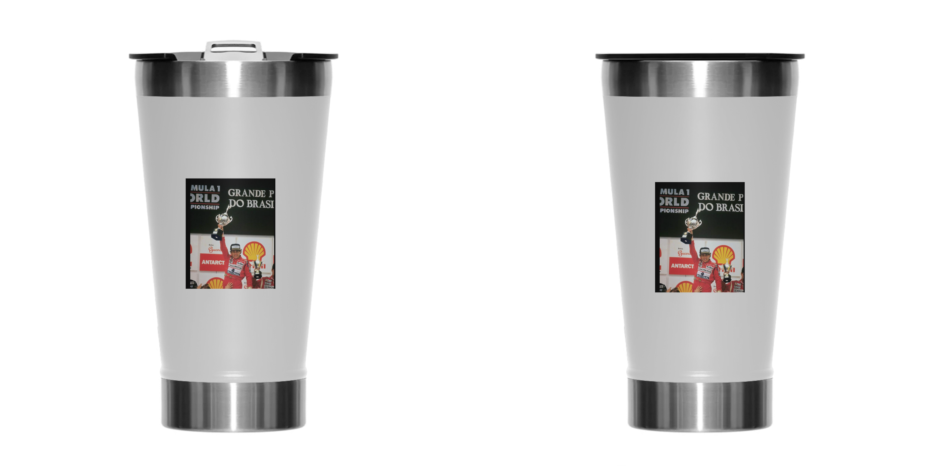 Nome do produto: Copo Ayrton Senna - GP Brasil 1991