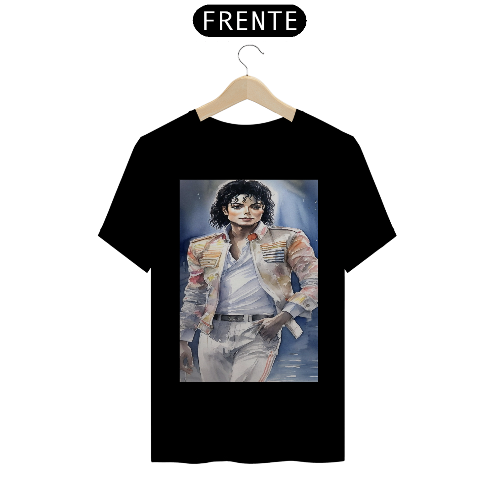 Nome do produto: Camiseta Michael Jackson Draw