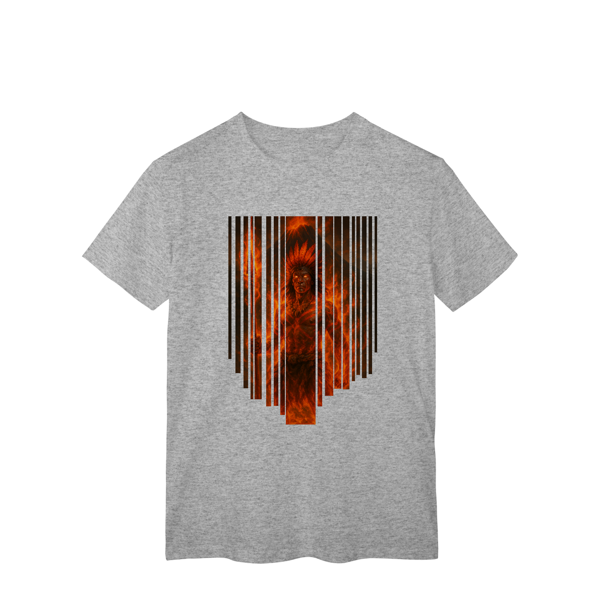 Camiseta Caboclo do Fogo — Força, Coragem e Transformação