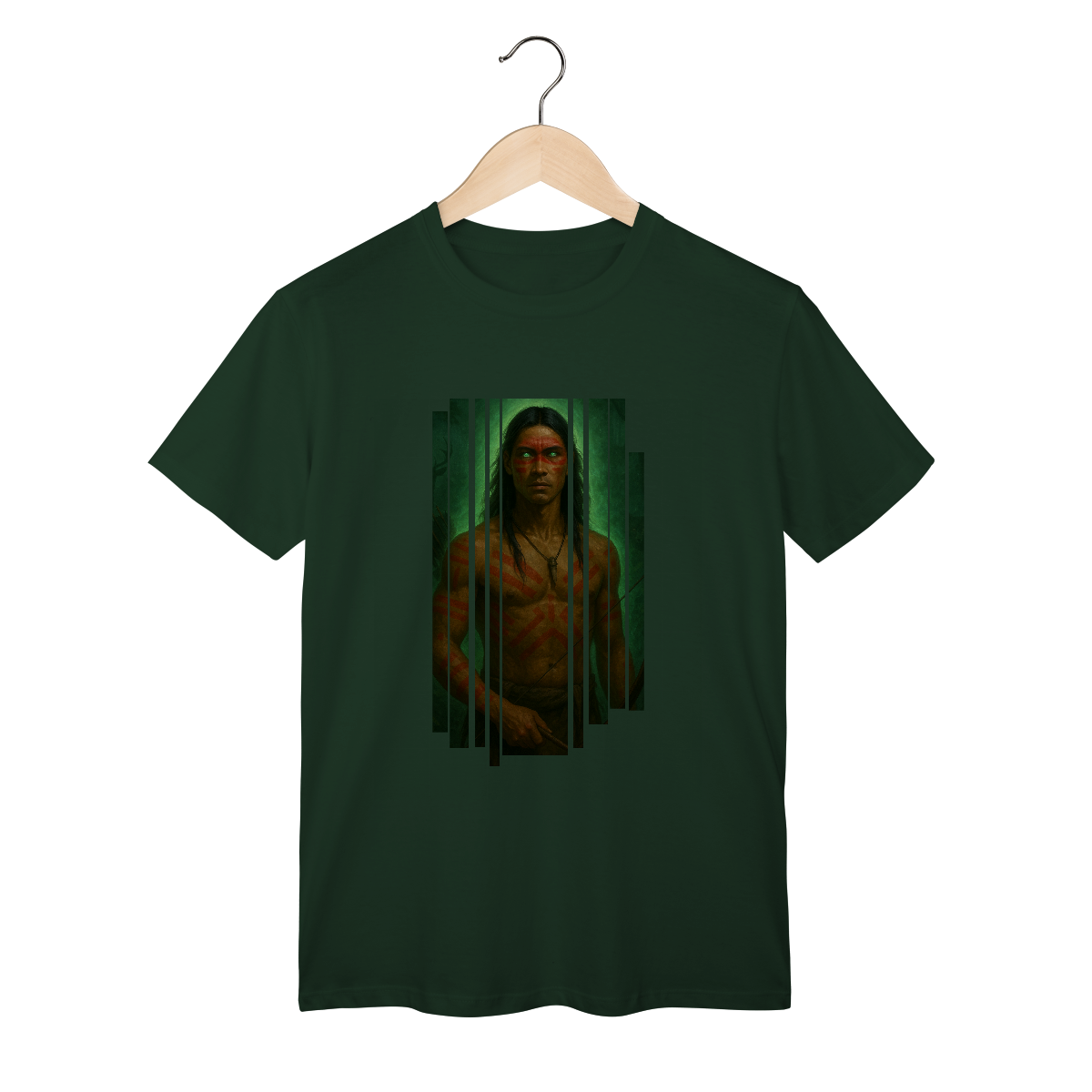 Camiseta Caboclo Caçador — Força Ancestral e Proteção