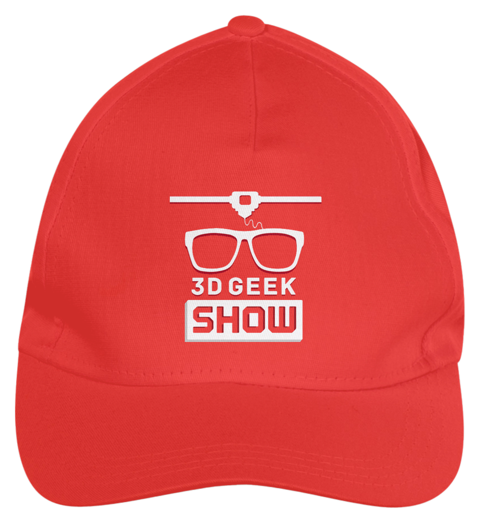 Nome do produto: Boné 3D Geek Show Vermelho
