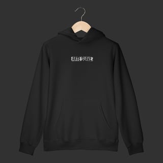 Moletom Canguru - Arte suave faixa branca