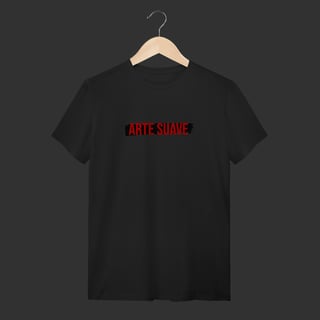 Camiseta T-Shirt - Arte suave faixa preta