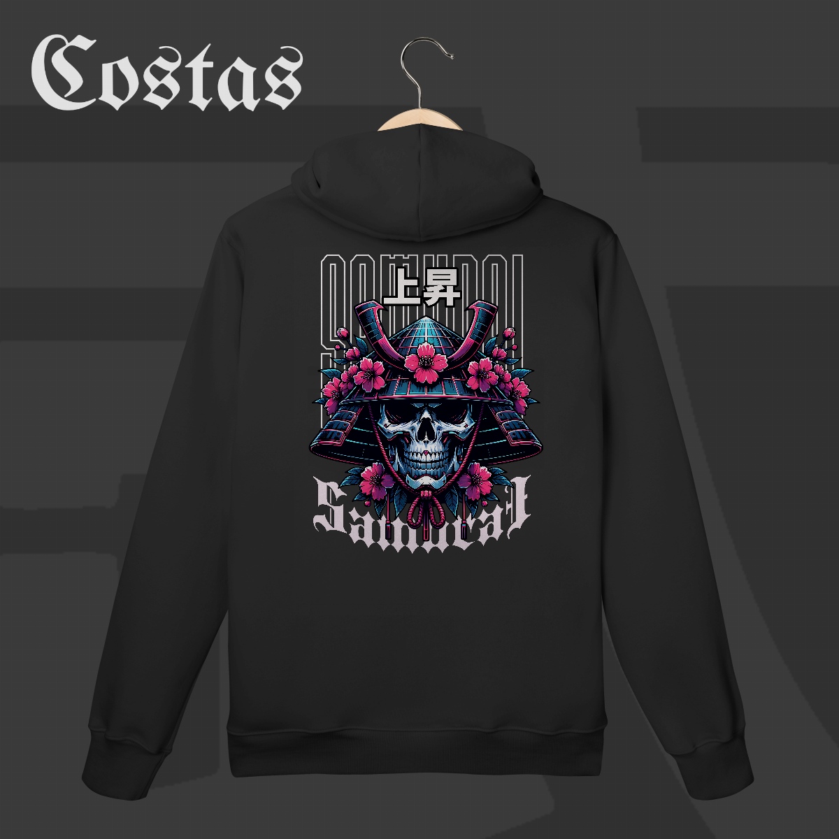 Moletom Canguru - Death Blossom | Arte nas costas