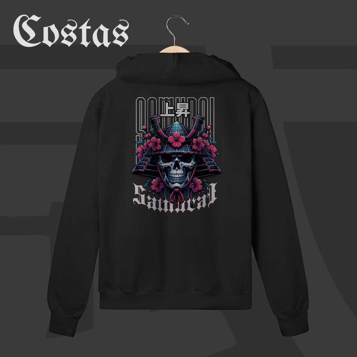 Moletom Zíper - Death Blossom | Arte nas costas