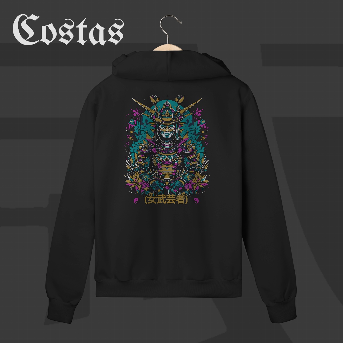 Moletom Zíper - Bugeisha | Arte nas costas