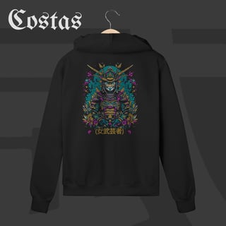 Moletom Zíper - Bugeisha | Arte nas costas