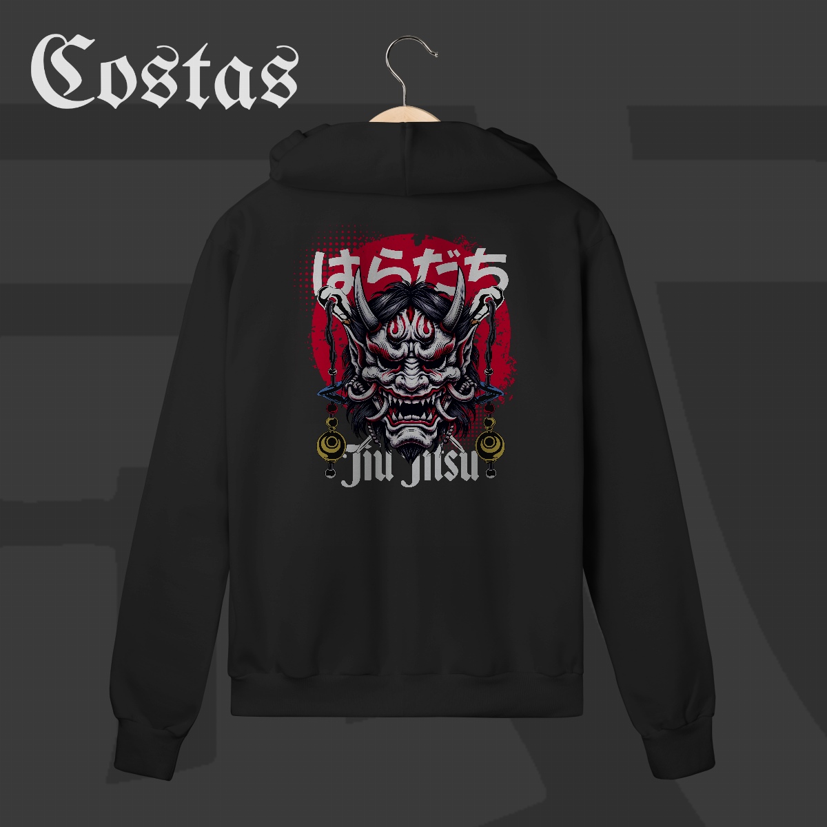 Moletom Zíper - Haradachi | Arte nas costas
