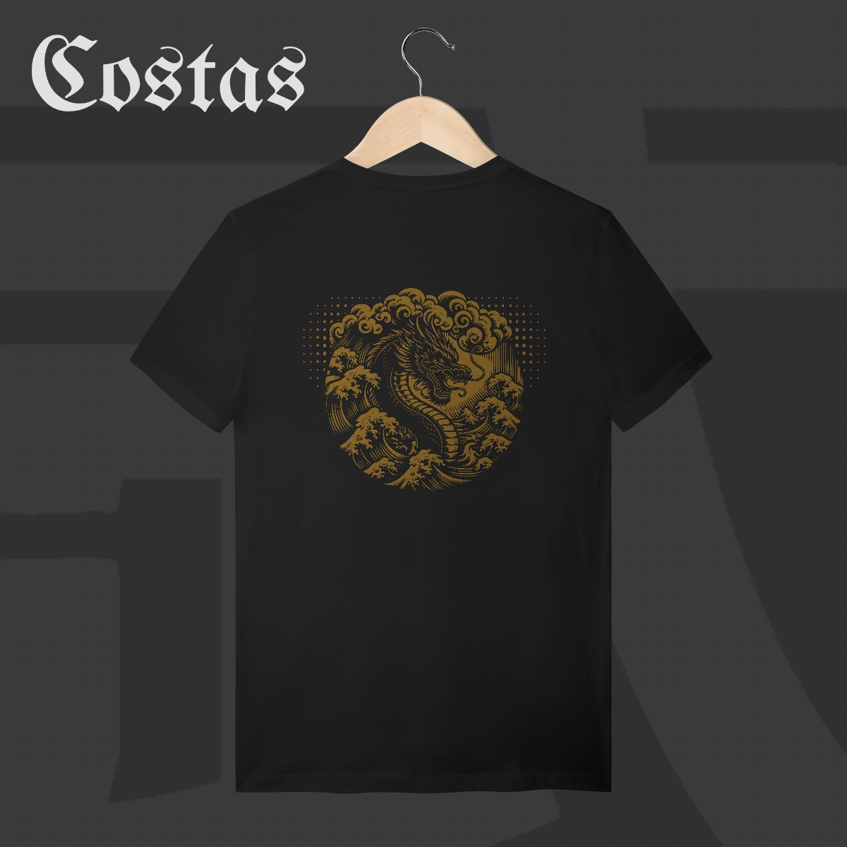 Camiseta T-Shirt - Sea Dragon | Arte nas costas