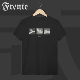 Camiseta T-shirt - Mão de vaca | Arte no peito