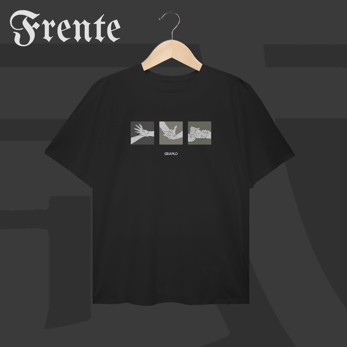 Camiseta Plus Size - Mão de vaca | Arte no peito